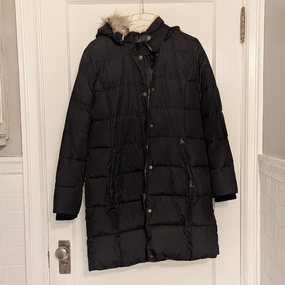 Ralph Lauren Puffer Coat with Faux Fur Hood